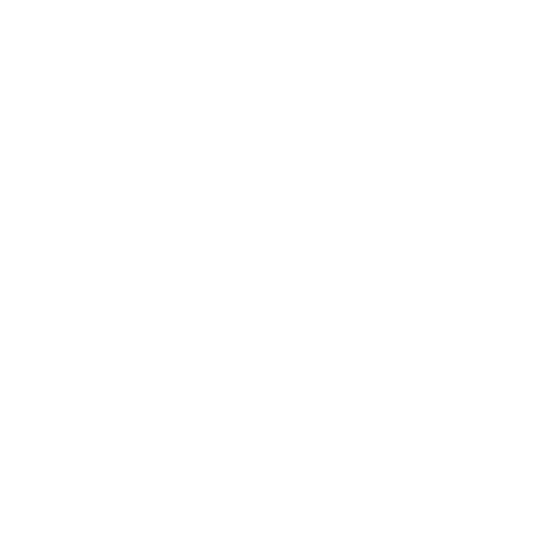 Cartoon smiley face holding three balls of thread as if they were balloons
